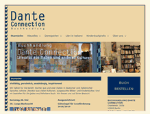 Tablet Screenshot of danteconnection.de